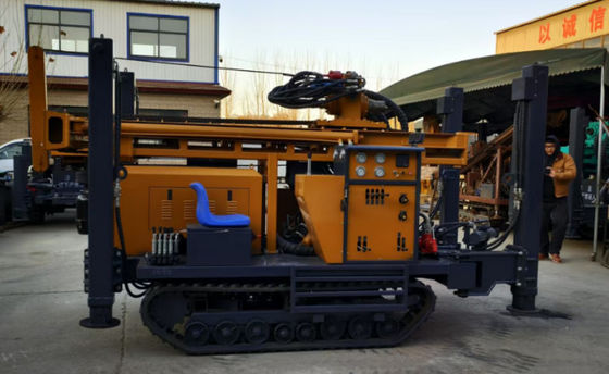 Deep Water Borehole Drilling Pneumatic Drill Rig Equipment With High Power Motor Drive