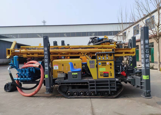 St350 Drillable 350m Pneumatic Water Well Drilling Large Steel Crawler