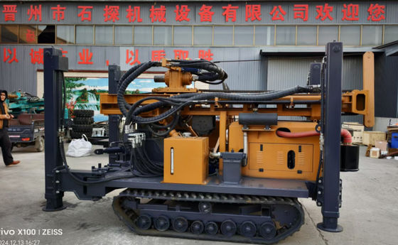 Deep Water Borehole Drilling Pneumatic Drill Rig Equipment With High Power Motor Drive