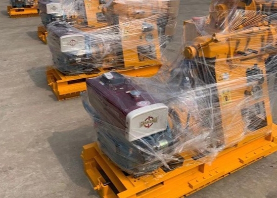 BW 160 ปั๊มปูน ไฮดรอลิก คอร์เจอร์เครื่องเจาะ ไดเซล พลังงาน 80 เมตร ความลึก