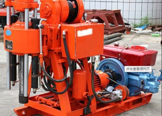 XY-1 15KW Borehole Drilling Sampling เครื่องทดสอบดินเจาะสำหรับ 100 เมตร