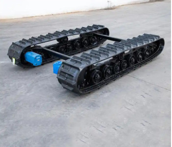 ล้อแรงยาง Crawler Track Undercarriage สําหรับเครื่องจักรเจาะรูน้ํา