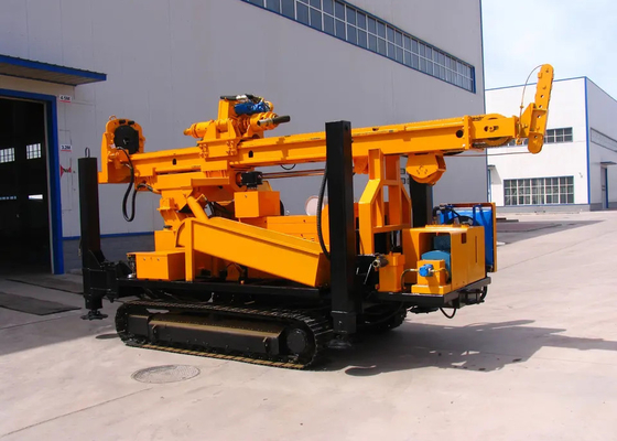 ระบบไฮดรอลิก RC Crawler Engineering Crawler Mounted Drill Rig ความยาวของแท่ง 3 เมตร สําหรับการสํารวจ