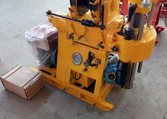 XY-1A Core Drill Rig พกพา 150 เมตร ความลึก วิศวกรรม การก่อสร้างสําหรับการสํารวจ