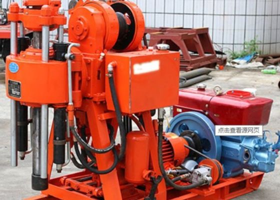 เครื่องเจาะแบบไฮดรอลิกพกพา 180m สําหรับเจาะน้ําหรือเก็บตัวอย่างการสํารวจ