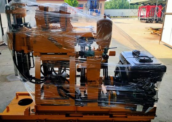 สําหรับวิศวกรรม 22 HP เครื่องยนต์ดีเซล GK 200 เครื่องเจาะเครื่องทดสอบดินตัวอย่างแกน