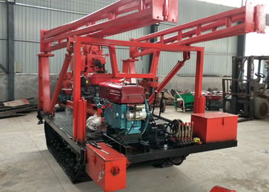 การขุดเจาะไฮดรอลิกสมรรถนะสูง Rig / ความลึก 100 เมตรเจาะรูเจาะน้ำขนาดเล็ก