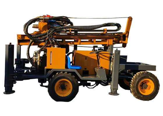 เครื่องเจาะบ่อน้ําแบบไฮดรอลิก Rotary Borewell Tractor