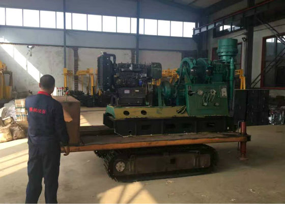 GK 180 เครื่องเจาะแนวนอน / เครื่องเจาะไฮดรอลิค Crawler Drilling Machine สำหรับรถไฟ