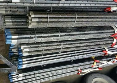 เหล็กกล้าอัลลอยเหล็กสว่านร็อด R25 / R32 / T38 / T45 / T51 ด้วยการปรับแต่งความยาว