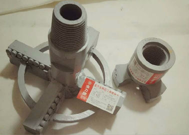 ชิ้นส่วนเจาะเหล็กกล้าคาร์บอน / 3 Wings PDC สว่านเจาะหลุมใต้ดิน