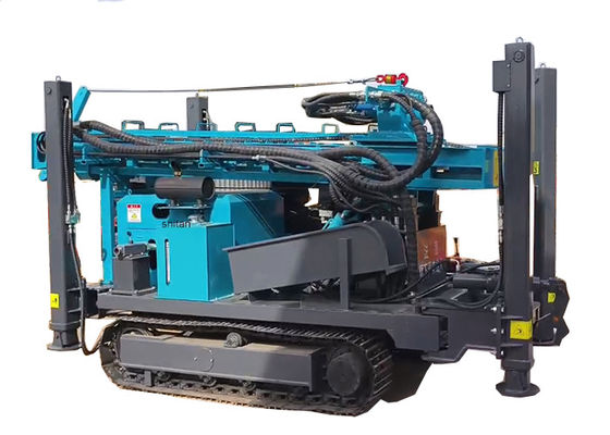 เครื่องเจาะบ่อน้ําแบบ All Terrain Crawler พร้อมเครื่องยูชาย 92kw