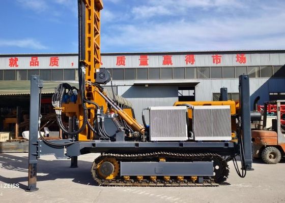 เครื่องเจาะน้ําแบบไฮดรอลิก เครื่องเจาะน้ําแบบนิวเมติก สําหรับเจาะ DTH