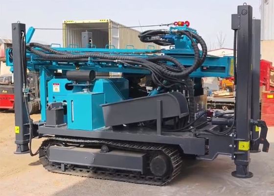 อัตโนมัติ Deep Wells ไดเซล Track Drill Rig เครื่องสําหรับการเกษตร / การปลูก