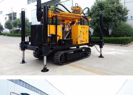 ผู้ผลิตอุปกรณ์เจาะสำรวจแบบ Crawler ที่ความลึก 200 เมตร พร้อมเครื่องอัดอากาศ