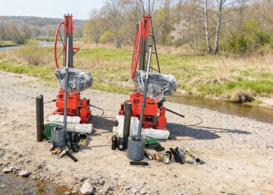 เครื่องเจาะแกนหินทรายน้ำหนักเบา ใช้งานง่าย โซลูชันการทำเหมือง