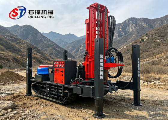 แท่นขุดเจาะตีนตะขาบความเร็วสูง 10-35m / ชม. สำหรับฮาร์ดร็อค
