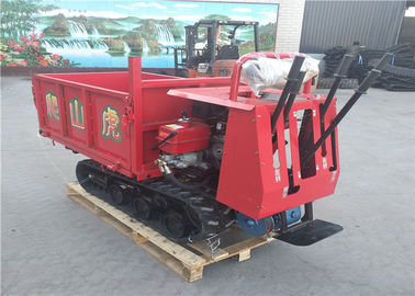 0.6 ตันมินิยางติดตาม Dumper Crawler Transporter สำหรับขาย