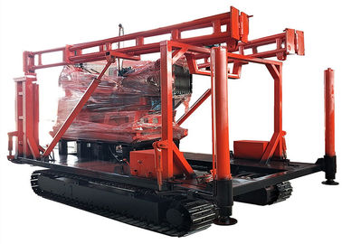 เครื่องเจาะสว่านแบบสี่ล้อ XY-2 300-600m การขุดเจาะสำรวจทางธรณีวิทยาแท่นขุดเจาะแกนเพชร