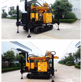 แท่นขุดเจาะตีนตะขาบความลึก 200 เมตรติดตั้งเครื่อง Borewell ด้วยเครื่องอัดอากาศ