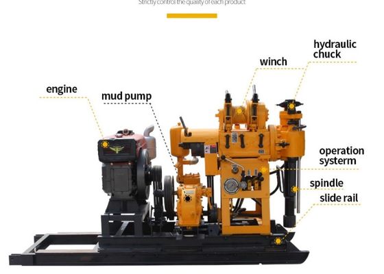 เครื่องยนต์ดีเซล 200M Rock 15KW เครื่องเจาะไฮดรอลิกอย่างดี