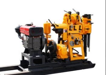 XY-1A 150m ไฮดรอลิก 13.3kw Crawler Mounted Drill Rig