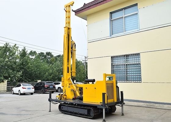 ตีนตะขาบดีเซลขับเคลื่อน 3.5Mpa แท่นขุดเจาะน้ำไฮดรอลิก