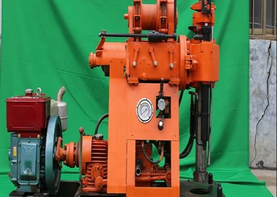 15KW แบบพกพาดีเซล Borehole แท่นขุดเจาะบ่อน้ำขนาดเล็ก