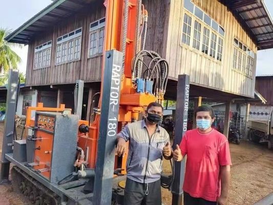 แท่นขุดเจาะบ่อน้ำไฮดรอลิกขนาด 89kw 400m สำหรับวิศวกรรม