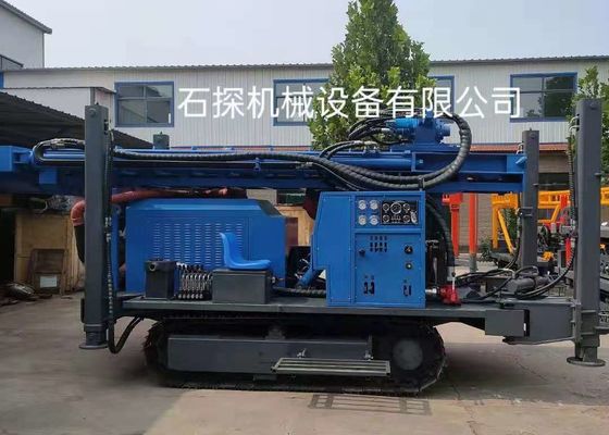 8.9t Oem 350 เมตรแท่นขุดเจาะตีนตะขาบแบบตีนตะขาบนิวเมติกความเร็วสูง