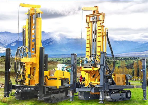 Crawler Water Well เครื่องเจาะลมแบบไฮดรอลิก