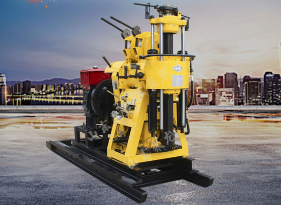 GK200 Exploration Drilling Rig การสุ่มตัวอย่างแกนไฮดรอลิกดีเซล
