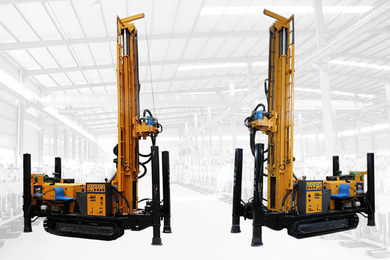 Crawler 400m เครื่องเจาะบ่อน้ำบาดาลโรตารี่