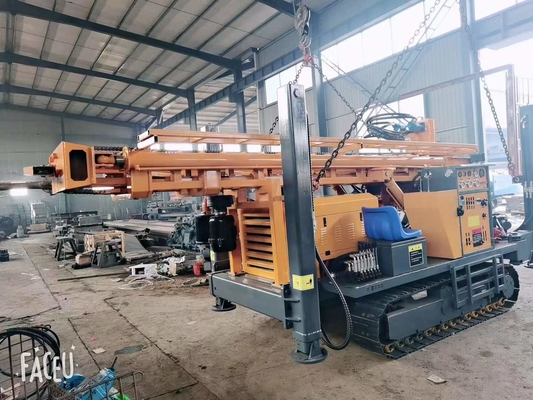 Dth แบบพกพา 260m เจาะลึกตีนตะขาบตีนตะขาบ 105mm เส้นผ่านศูนย์กลาง