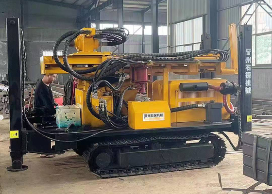 ความลึก 200 เมตรเครื่องเจาะน้ำมันดีเซลแบบเจาะด้วยลมแบบพกพา St200 สำหรับบ่อน้ำ