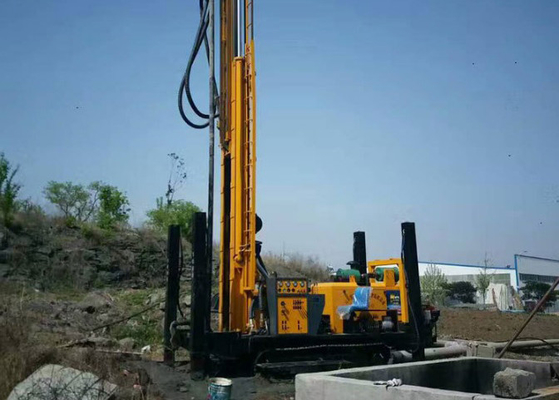 St350 Water Well Drilling Rig Crawler Type Full ไฮดรอลิก 350m ลึก