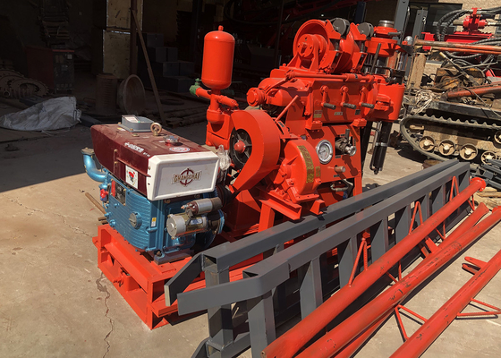 การทําเหมืองทองคํา Core Engineering Drilling Rig สําหรับการเก็บตัวอย่าง Gk 200