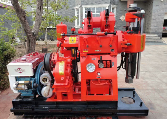 สําหรับการสํารวจการสํารวจ Gk 200 เครื่องเจาะเจาะภูมิศาสตร์ พร้อมเครื่องยนต์ดีเซลพลังงานสูง