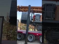 เครื่องเจาะบ่อน้ําไฮดรอลิก 1000 เมตร เครื่องเจาะบ่อน้ําไฮดรอลิก 6 ซิลินด์ เครื่องยนต์ดีเซล