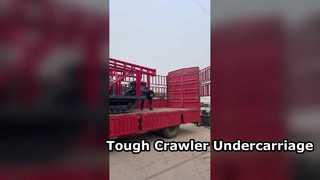 ช่วงล่างตีนตะขาบยางสำหรับงานหนัก